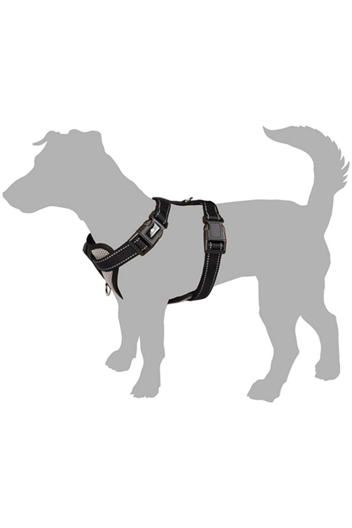 Flamingo Milou Köpek Göğüs Tasması Medium Fuşya 40-55 Cm