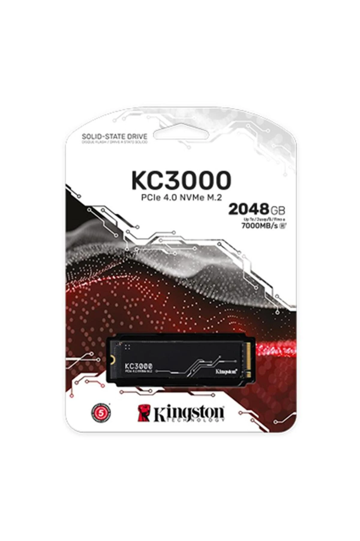 2 TB KINGSTON PCIE 4.0 NVME M.2 2280 7000/7000 SKC3000D/2048G