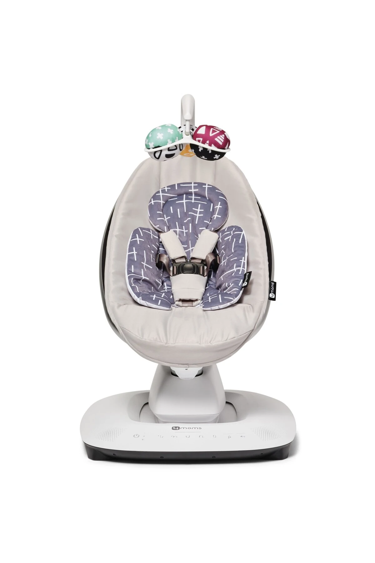 4Moms Mamaroo 5.0 Çift Yönlü Yenidoğan Destek Pedi Dark Grey Plus