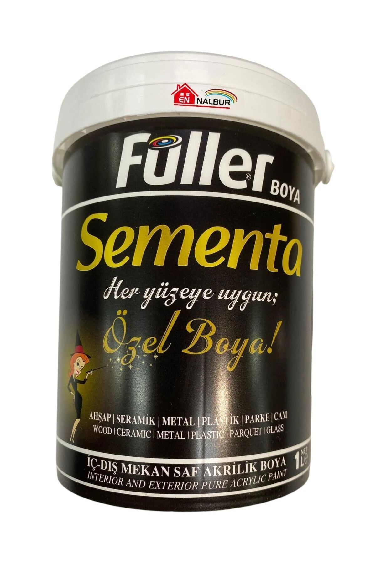 Sementa Özel Su Bazlı Saf Akrilik Boya 1 Litre Bej