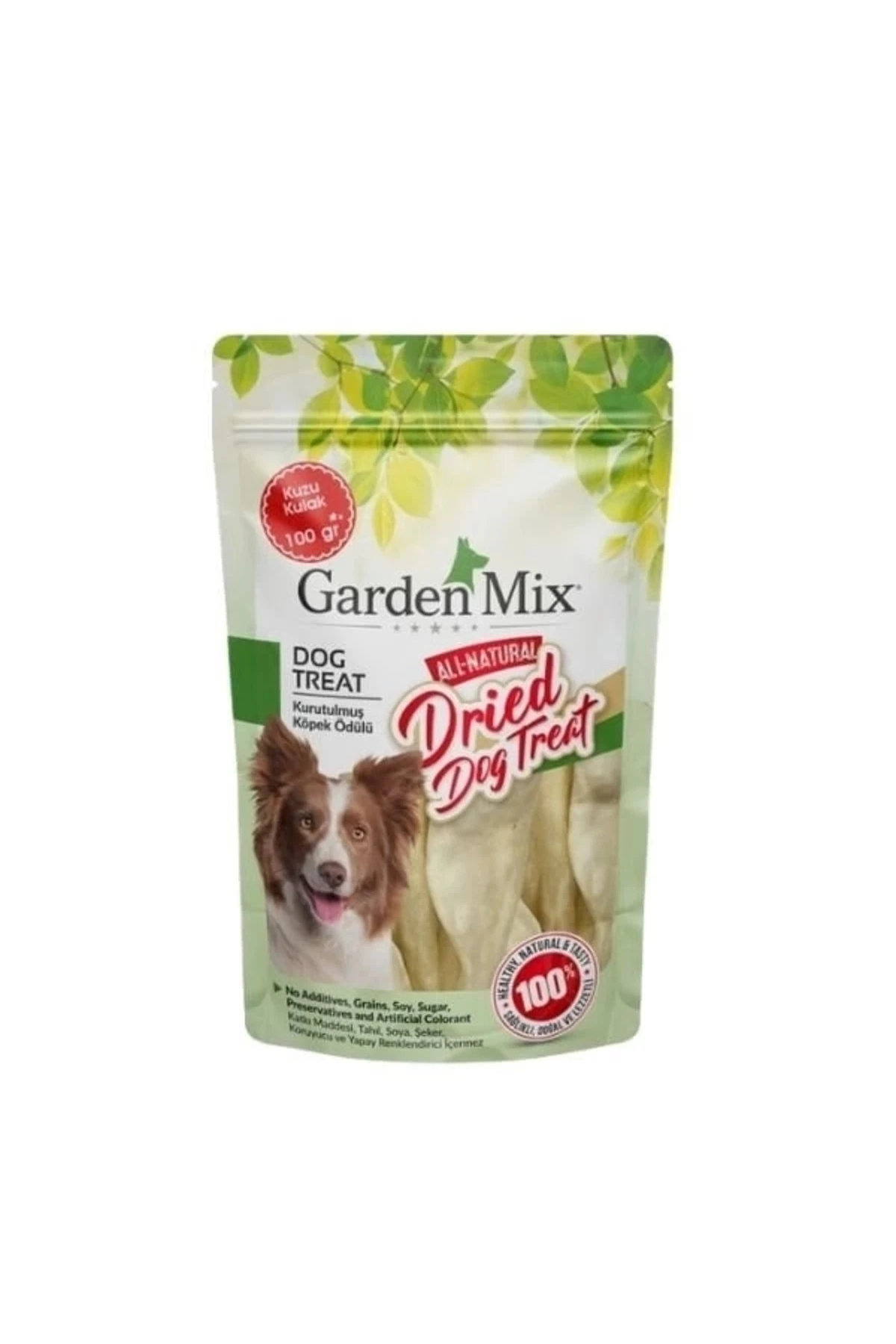 Garden Mix Kurutulmuş Kuzu Kulak Köpek Ödül Maması 100 Gr