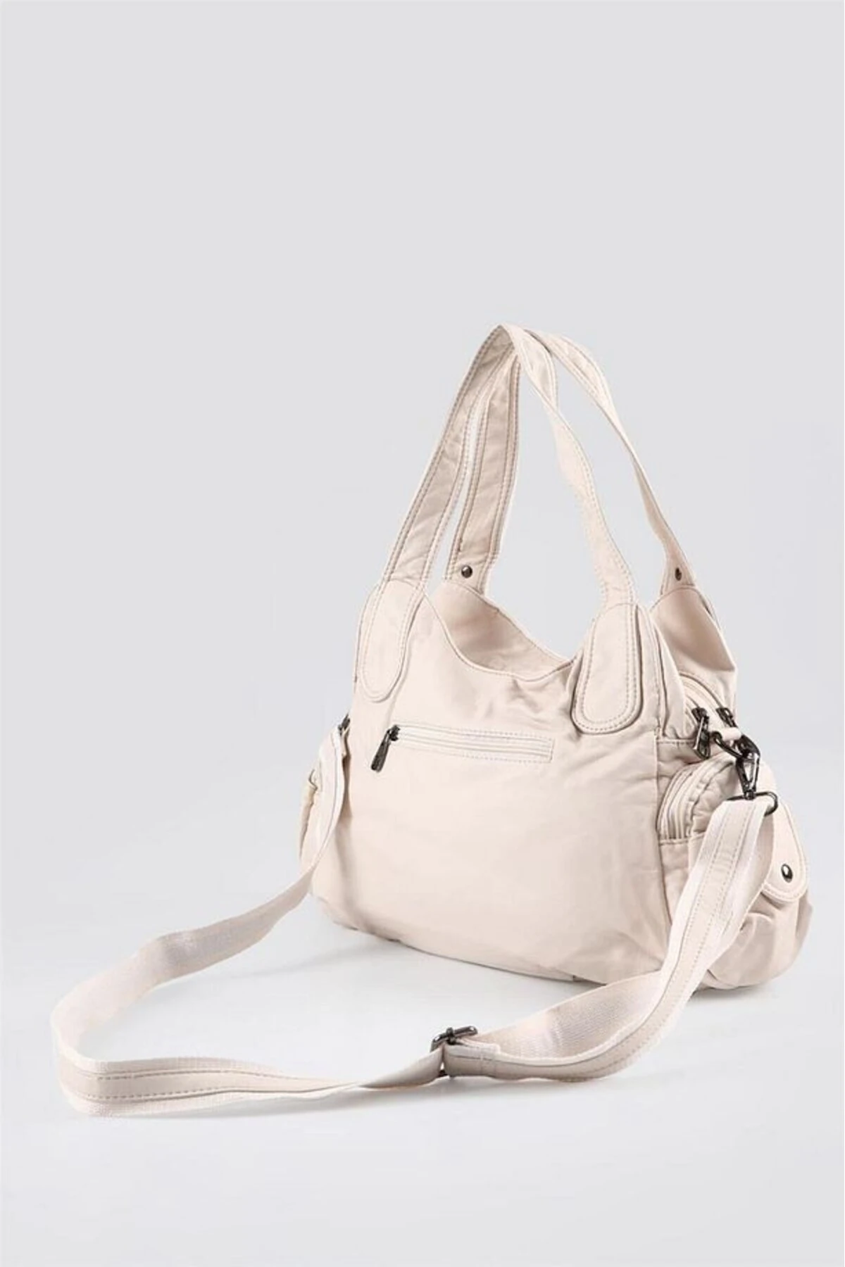 Tiwe Bej Cilt Omuz Çantası