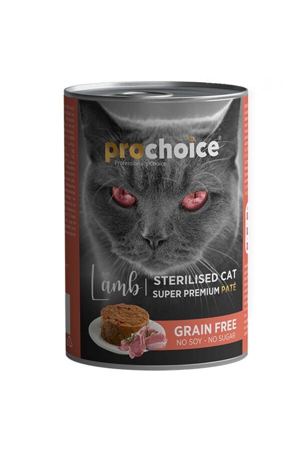 Pro Choice Sterilised Kuzulu Kısırlaştırılmış Konserve Kedi Maması 400 Gr
