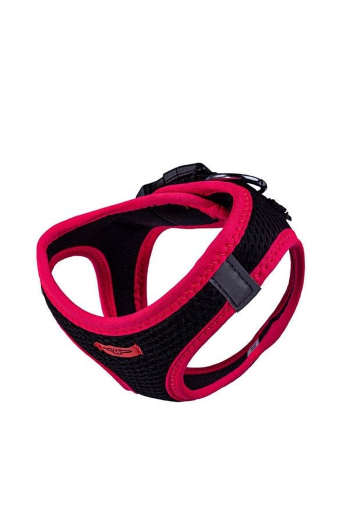 Doggie Havalı Dokuma Neon Küçük Irk Köpek Göğüs Tasması Xsmall Pembe 30-34 Cm