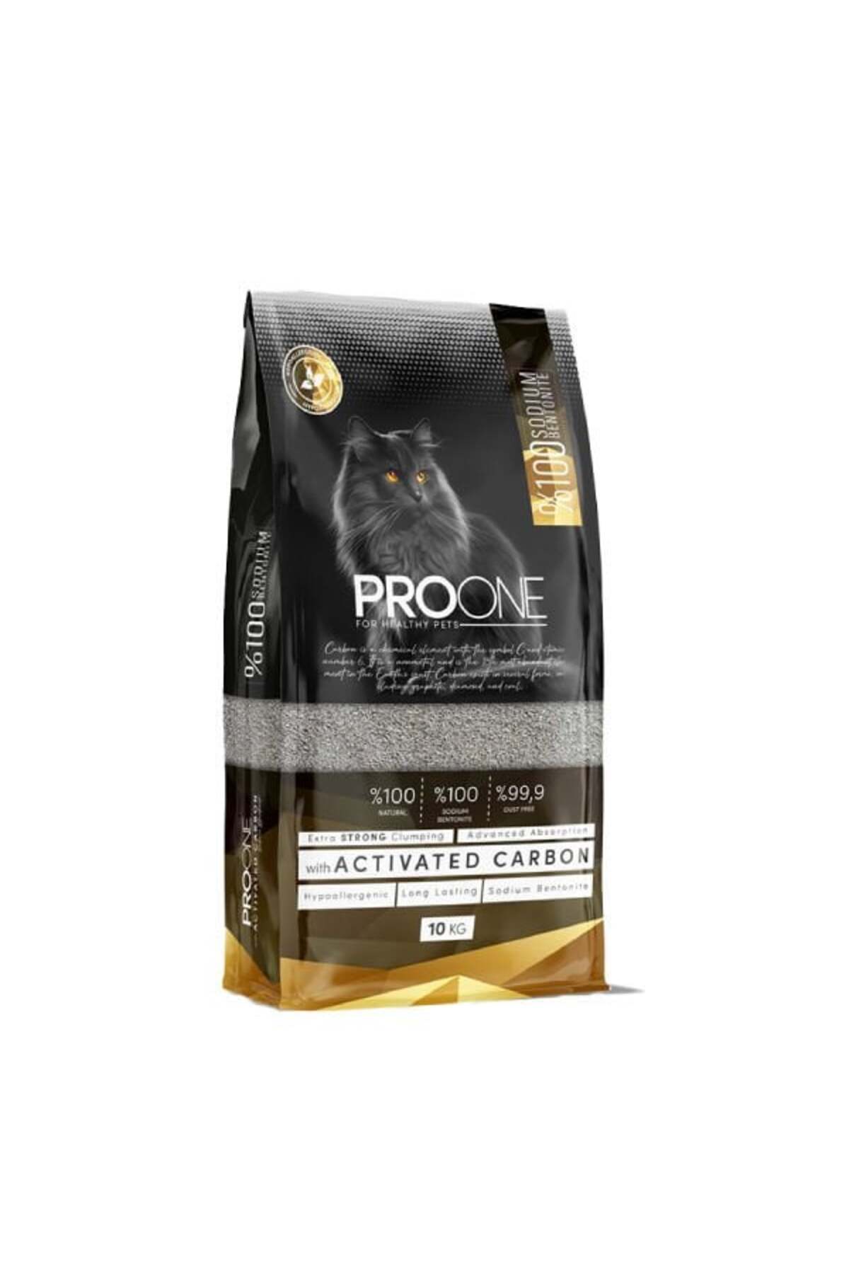 Pro One Hypoallergenic Aktif Karbonlu İnce Taneli Sodyum Bentonit Kedi Kumu 10 Kg