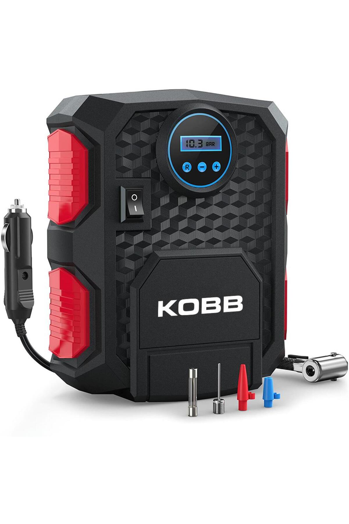 KB200 12Volt 150 PSI Ayarlanabilir Dijital Basınç Göstergeli Hava Lastik Şişirme Pompası