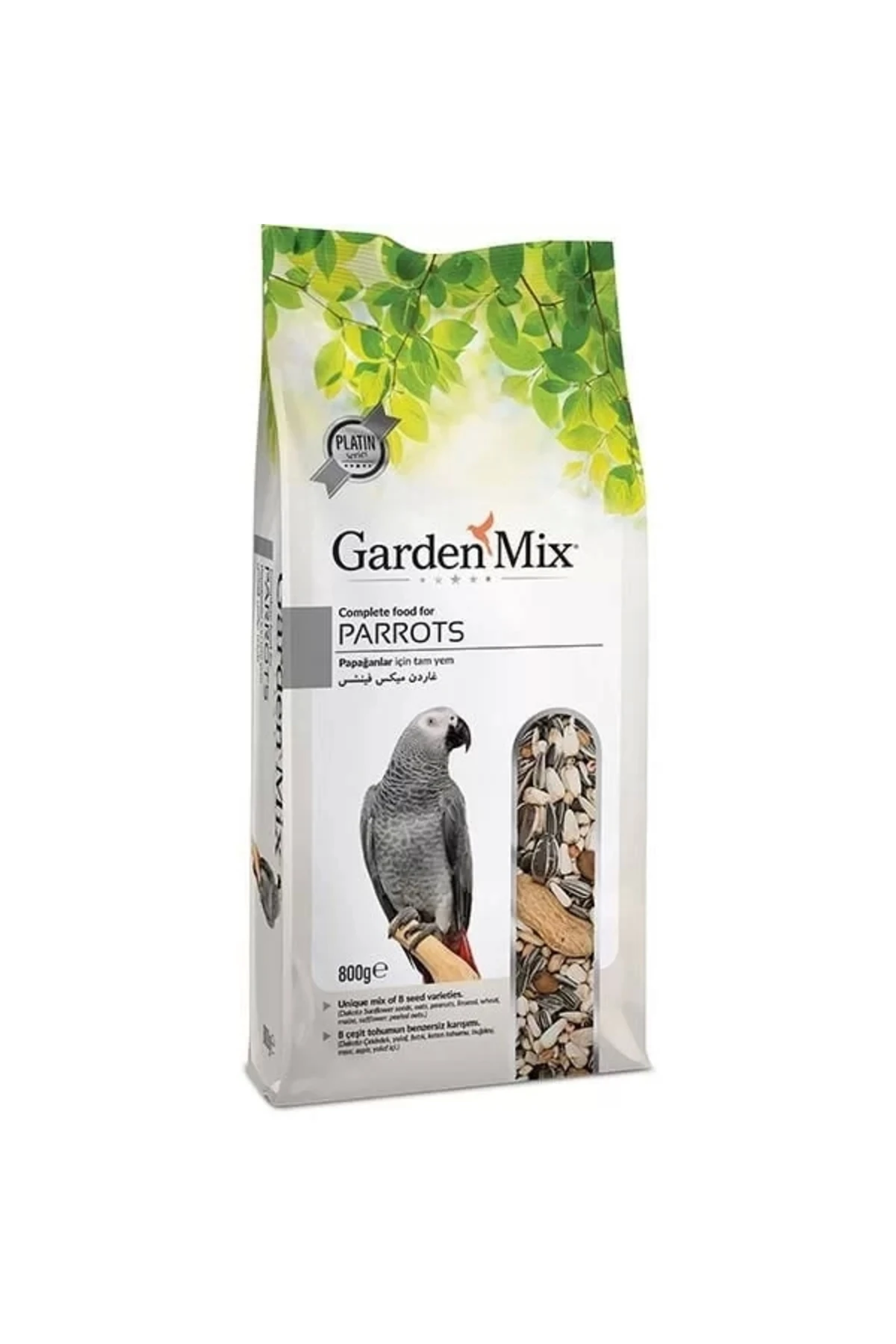 Garden Mix Platin Papağan Yemi 800 Gr