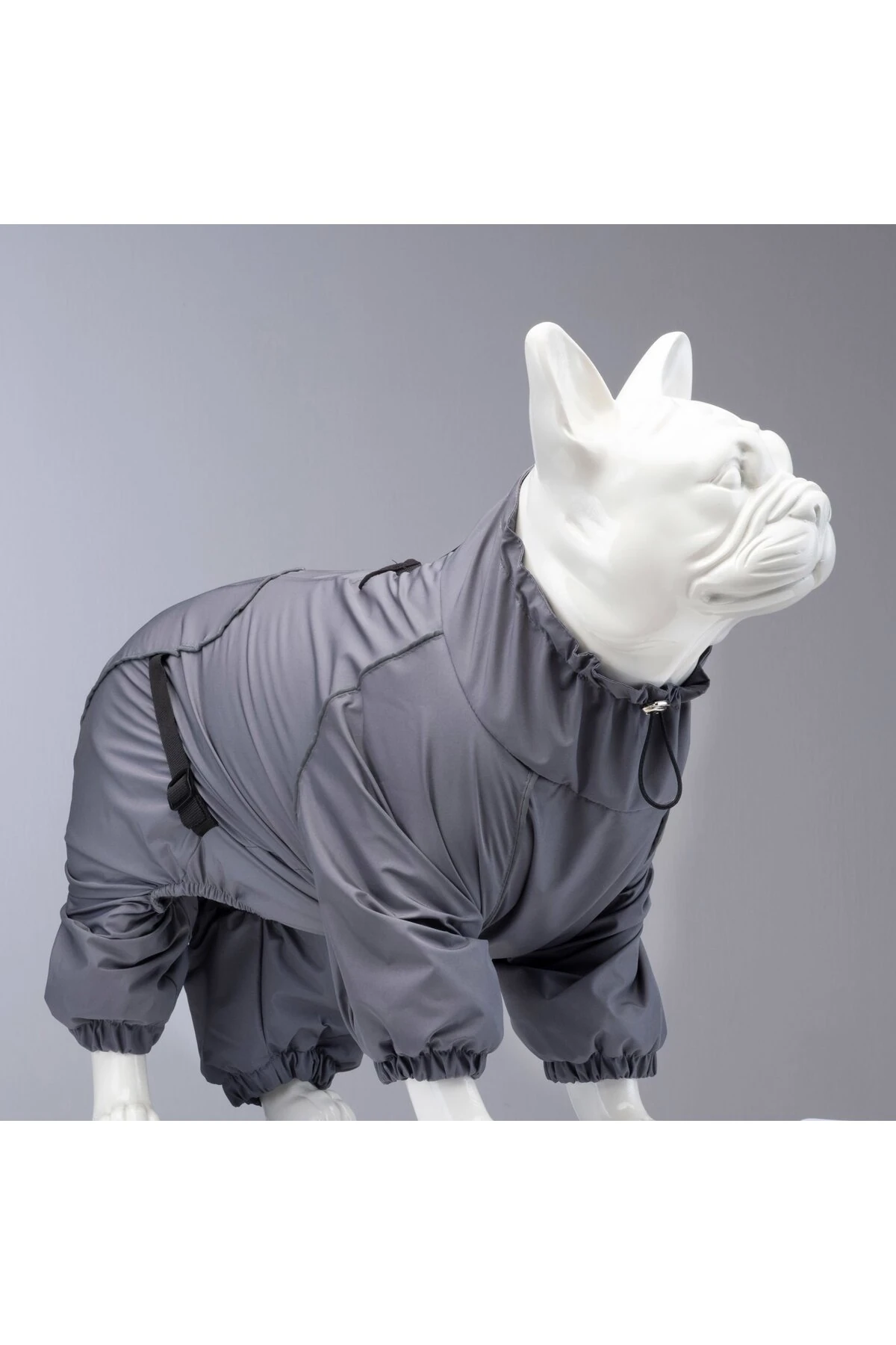 Lindo Dogs Quattro Void Köpek Yağmurluğu Gri Beden 3