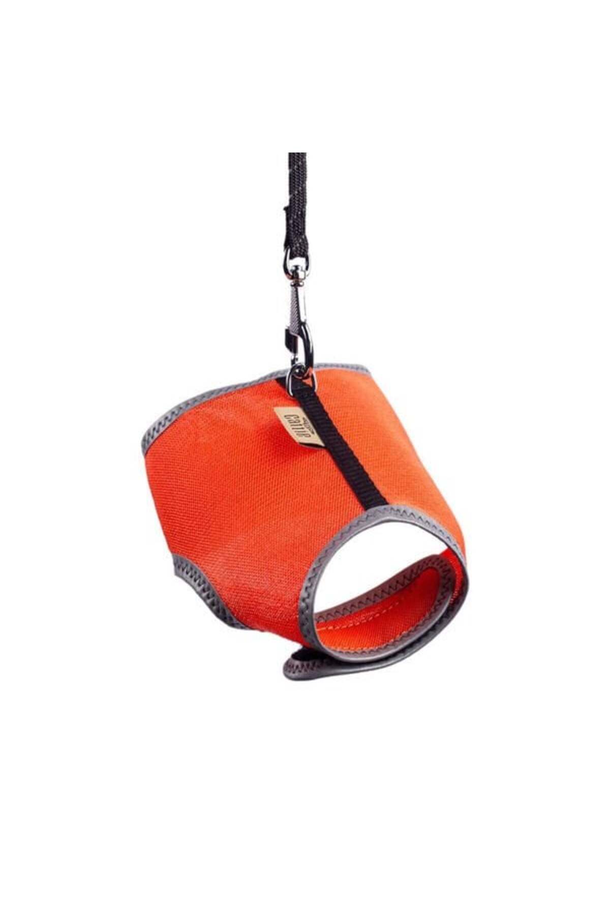Cattie Havalı Dokuma Kedi Göğüs ve Gezdirme Takımı Small Turuncu 1x20-30 Cm