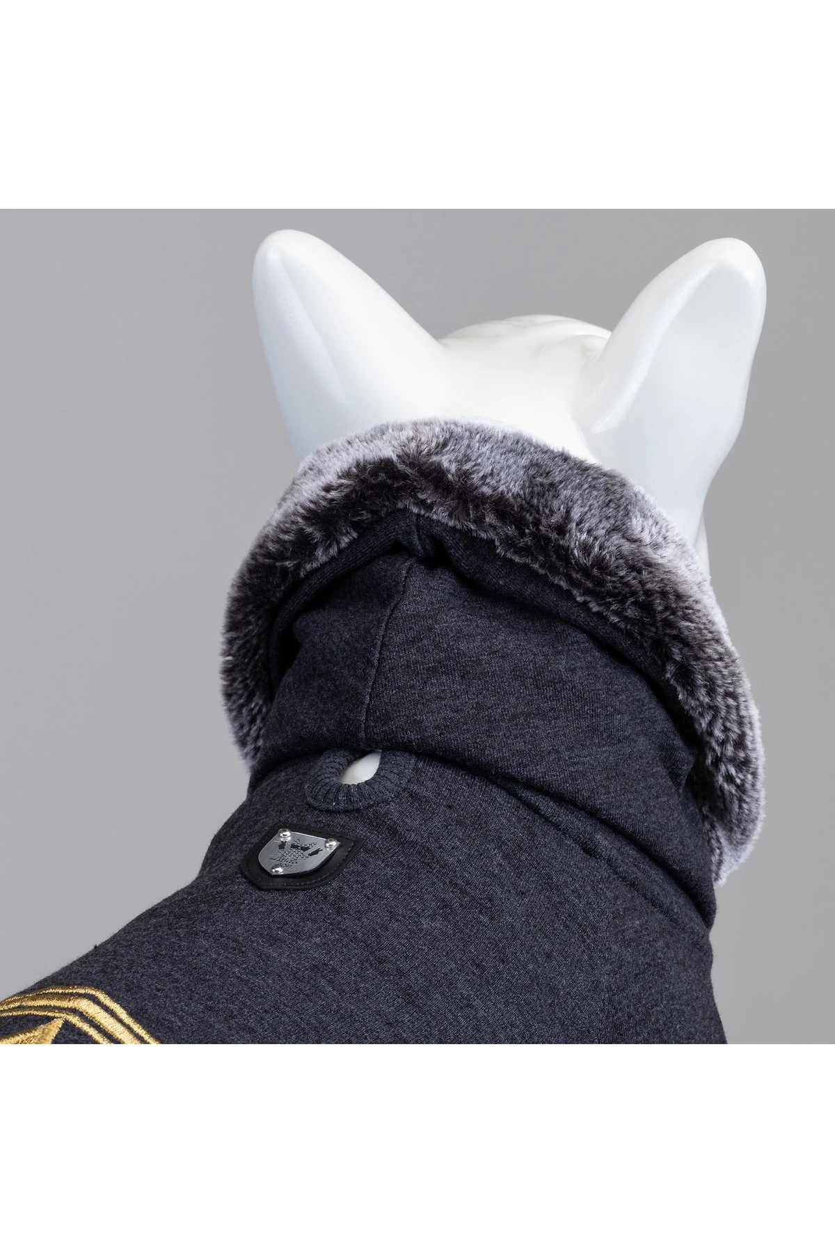 Lindo Dogs Army General Sweatshirt Köpek Kıyafeti Antrasit Beden 6