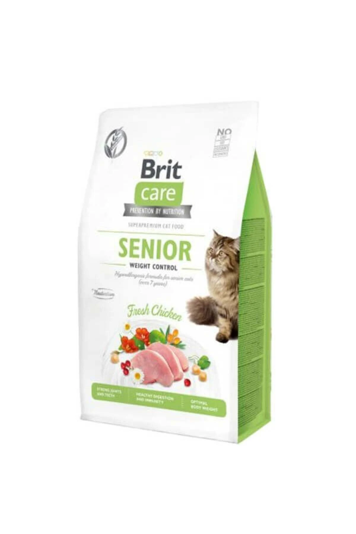 Brit Care Senior Weight Control Düşük Kalorili Yaşlı Kedi Maması 2 Kg