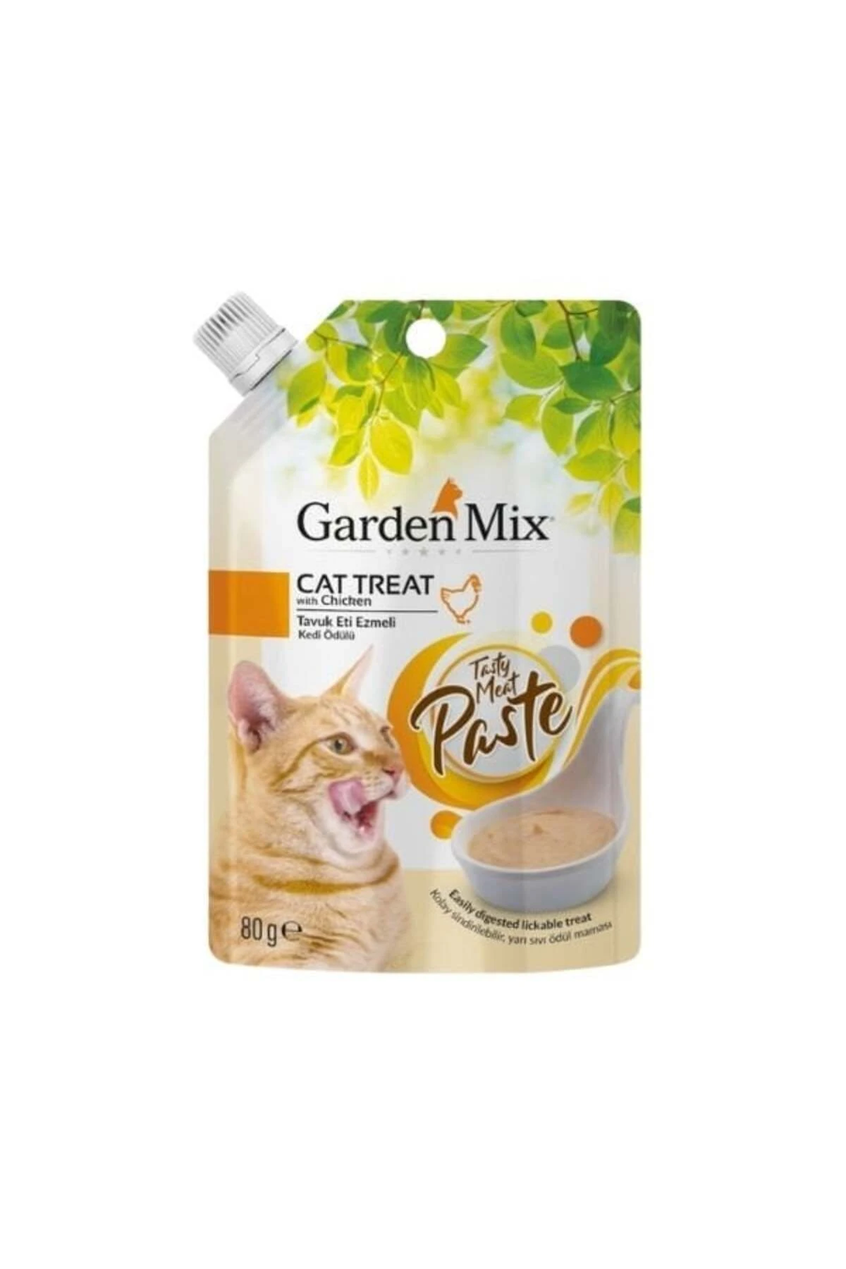 Garden Mix Tavuk Etli Ezme Sıvı Kedi Ödül Maması 80 Gr