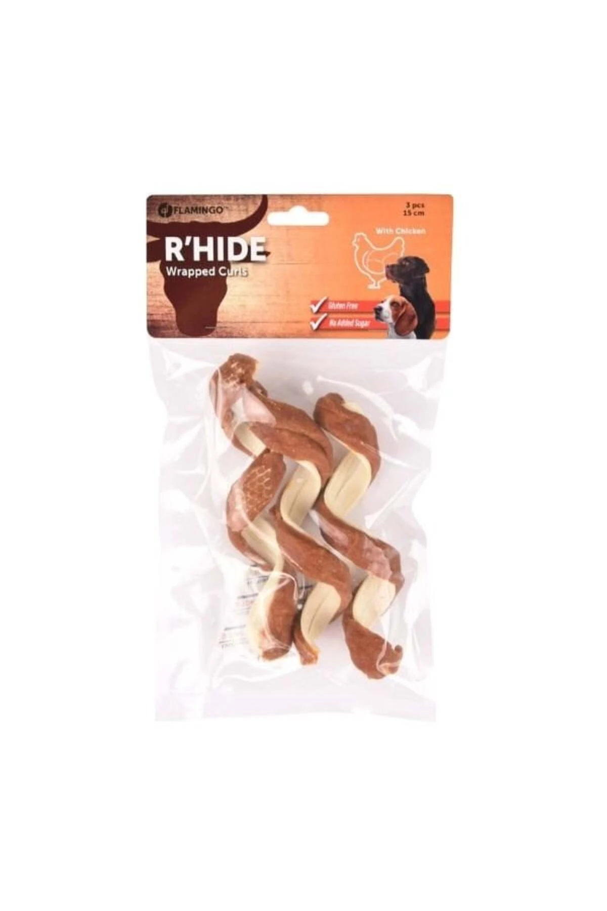 Flamingo Rhide Ördekli ve Tavuklu Glutensiz Köpek Ödül Maması 15 Cm 37 Gr