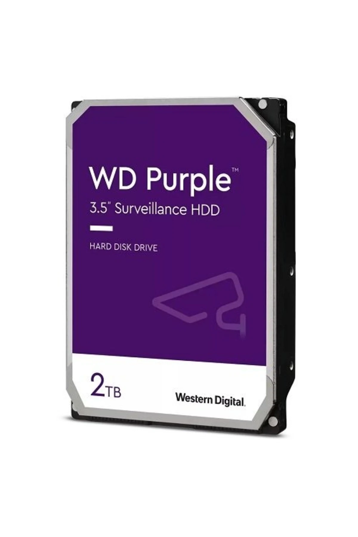 WD 3.5 PURPLE 2TB 5400RPM 64MB SATA3 Güvenlik HDD WD23PURZ (7/24) (3 YIL RESMİ DİST. GARANTİLİ)