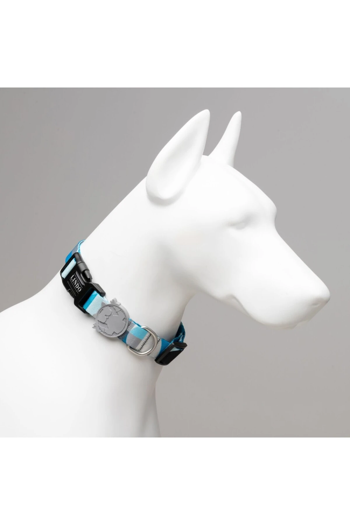 Lindo Dogs Breeze Köpek Boyun Tasması Beyaz/Mavi Small