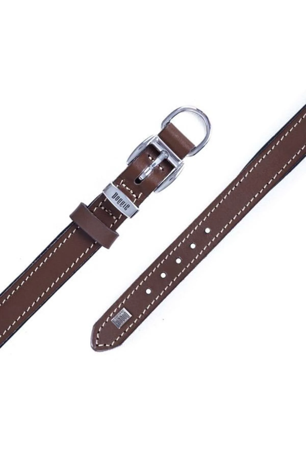 Doggie Konfor Deri Köpek Boyun Tasması Small Kahverengi 2x30-35 Cm