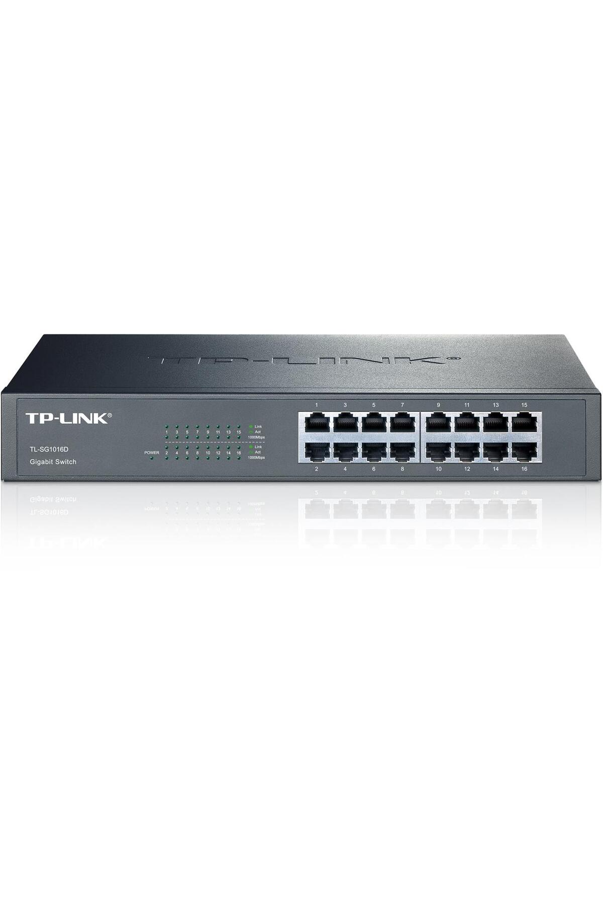 TP-LINK TL-SG1016D 16 PORT GIGABIT DESKTOP RACKMOUNT SWITCH