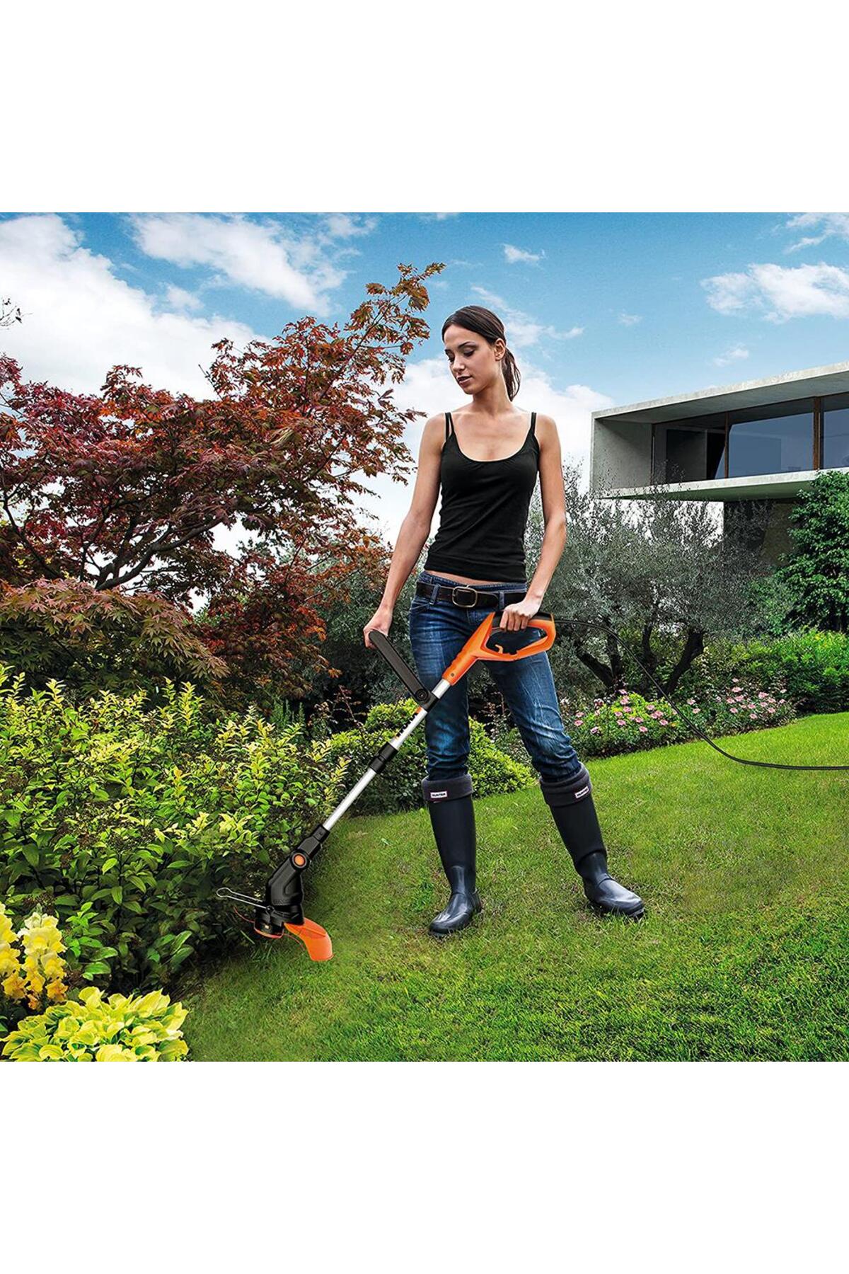 WG119E 550Watt 30cm Elektrikli Teleskobik Saplı Misinalı Çim ve Kenar Kesme