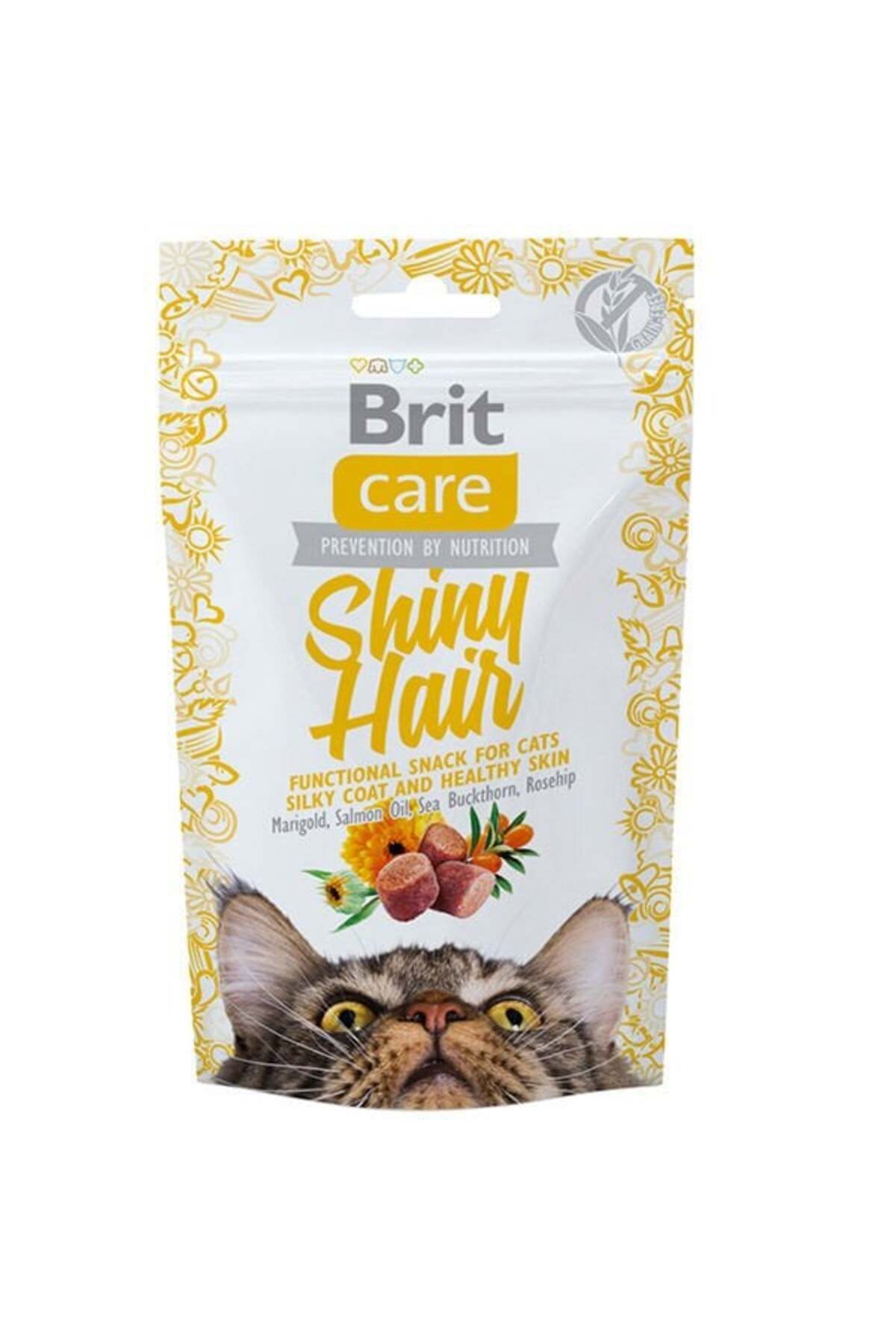 Brit Care Shiny Hair Kedi Bisküvisi 50 Gr