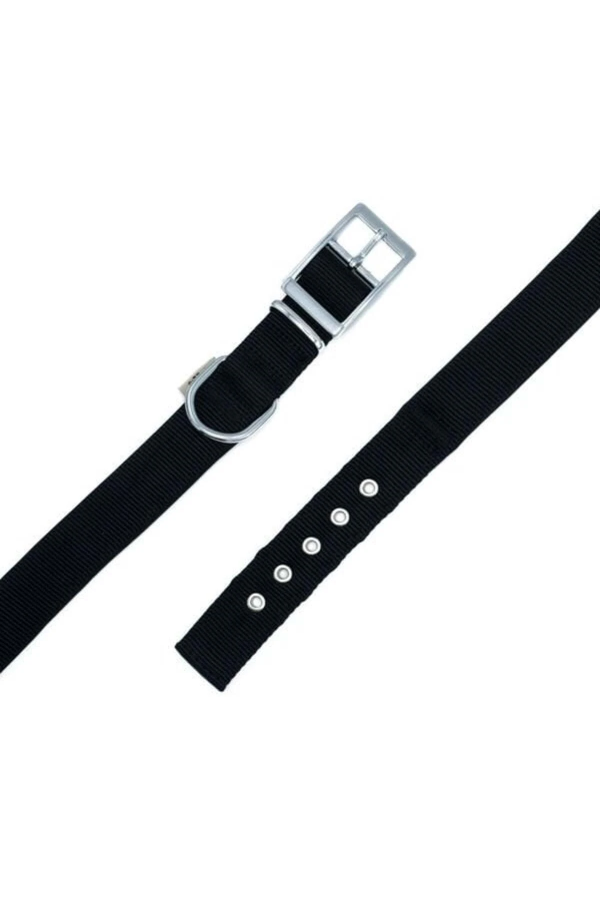 Doggie Elit Dokuma Köpek Boyun Tasması Medium Siyah 2.5x37-45 Cm