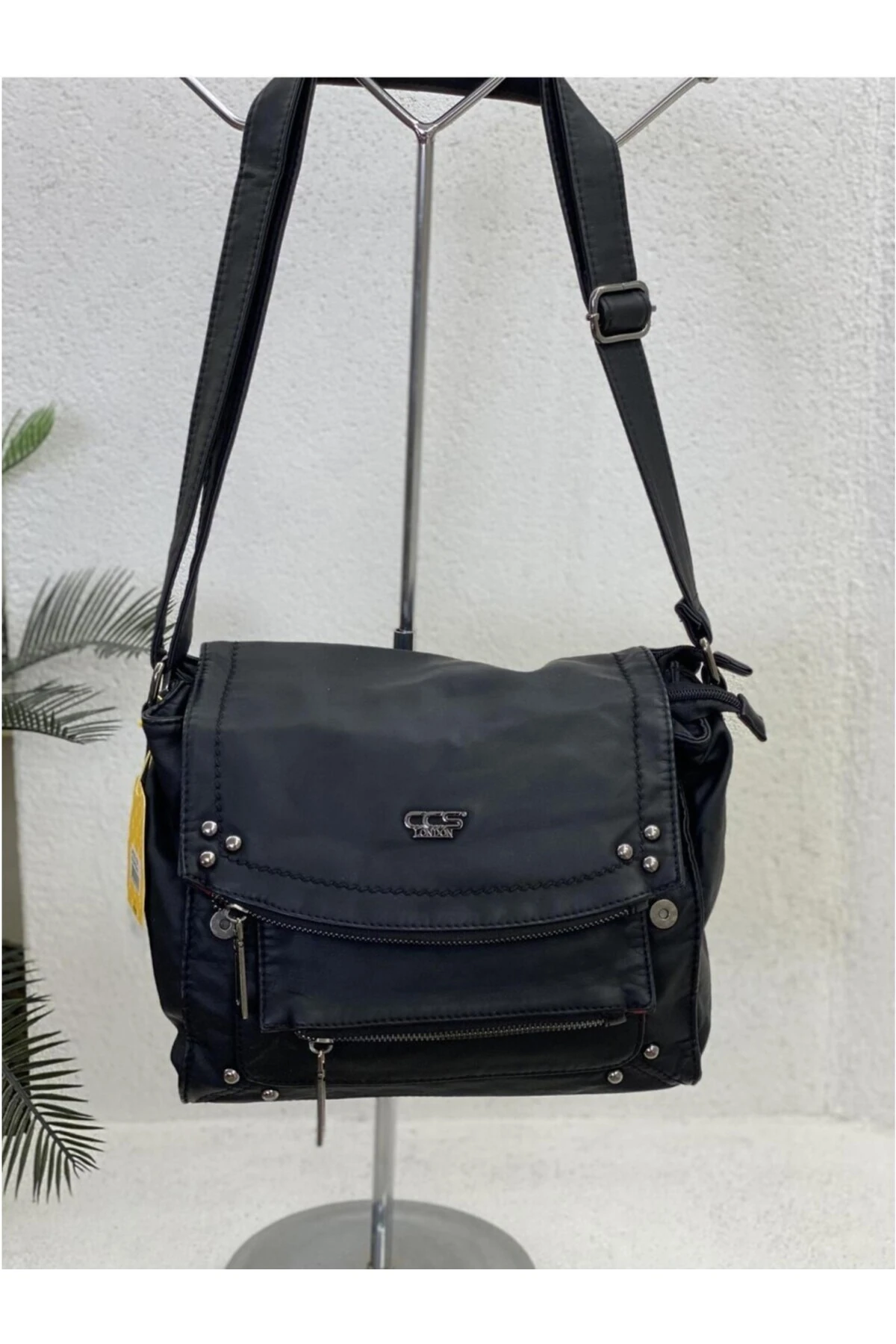 Witer Siyah Cilt Omuz Çantası