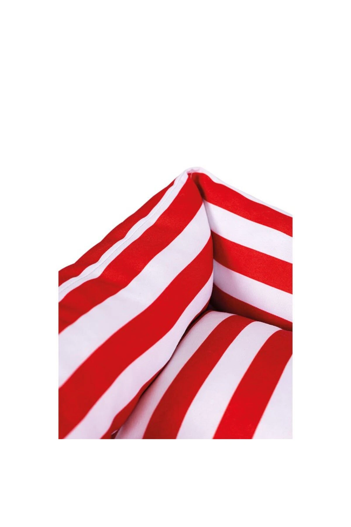 Peggy Daisy Kırmızı Çizgili Köpek Yatağı Small 50x38x25 Cm