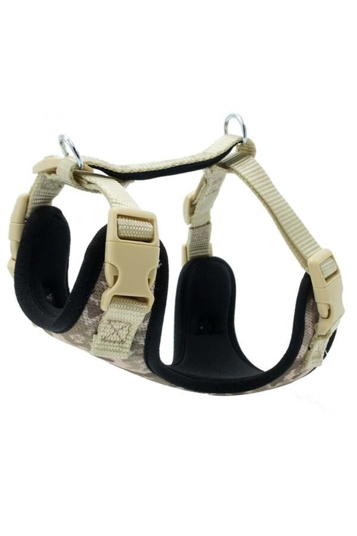 Havalı Dokuma Köpek Göğüs Tasması Xsmall Kamuflaj 1.5x35-45 Cm