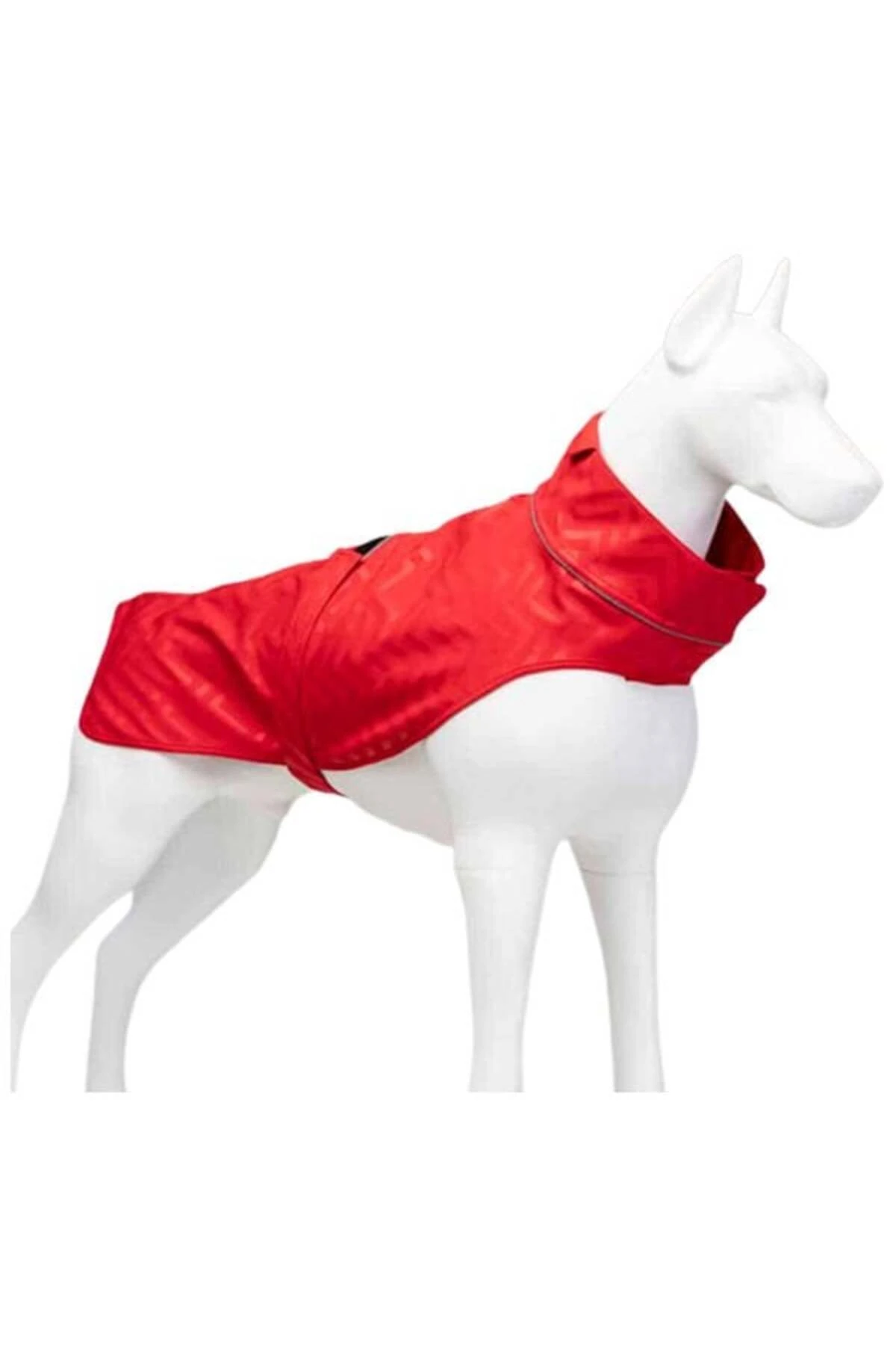 Lindo Dogs Softshell Red Stripe Köpek Yağmurluğu Kırmızı Beden 5