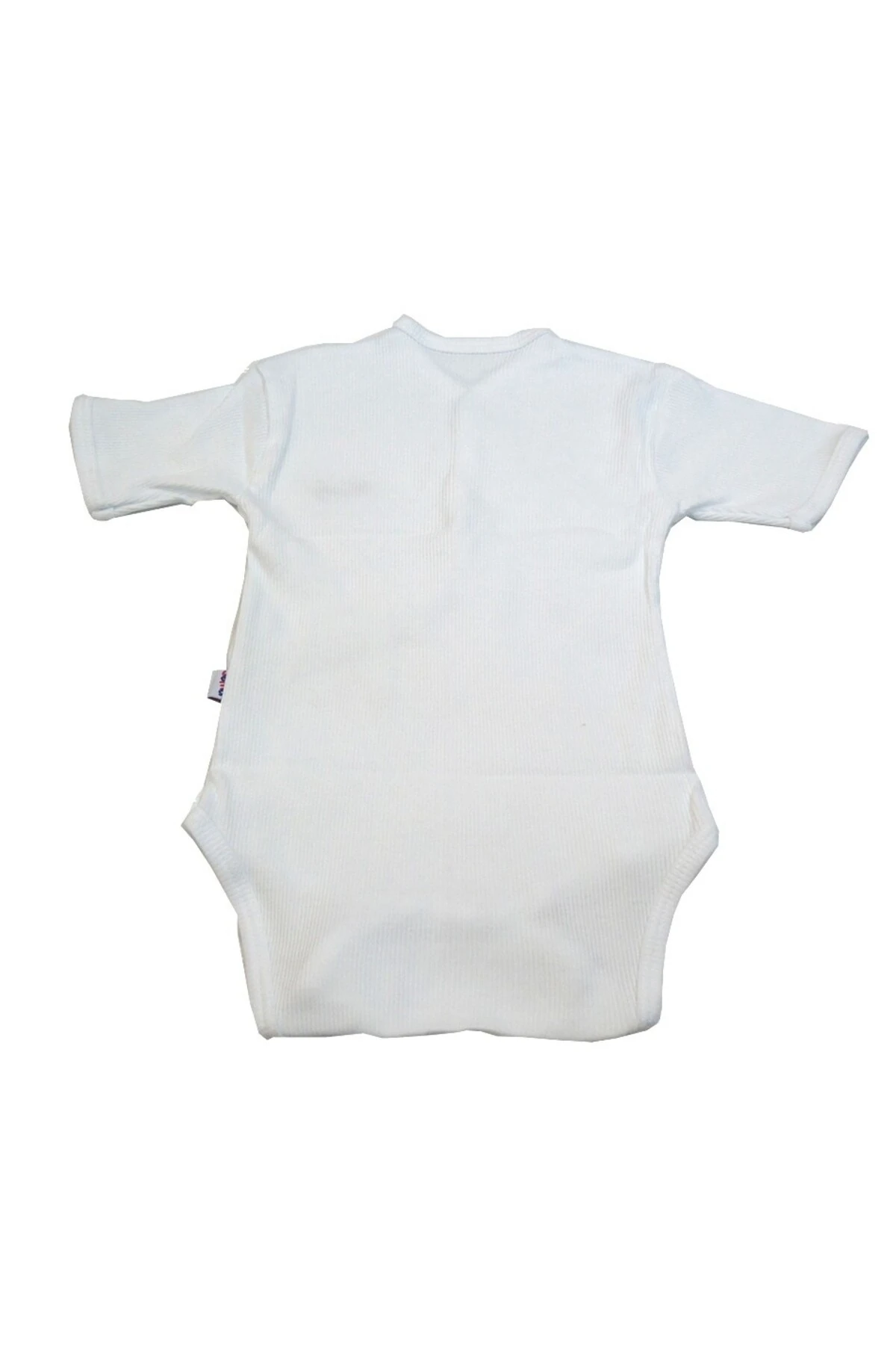 Sema Baby Yarım Kol Kaşkorse Badi (Body) - Beyaz 6-12 Ay