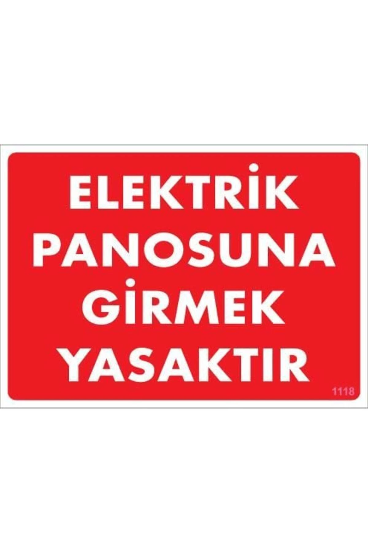 Elektrik Panosu Levhası 25x35 KOD:1118