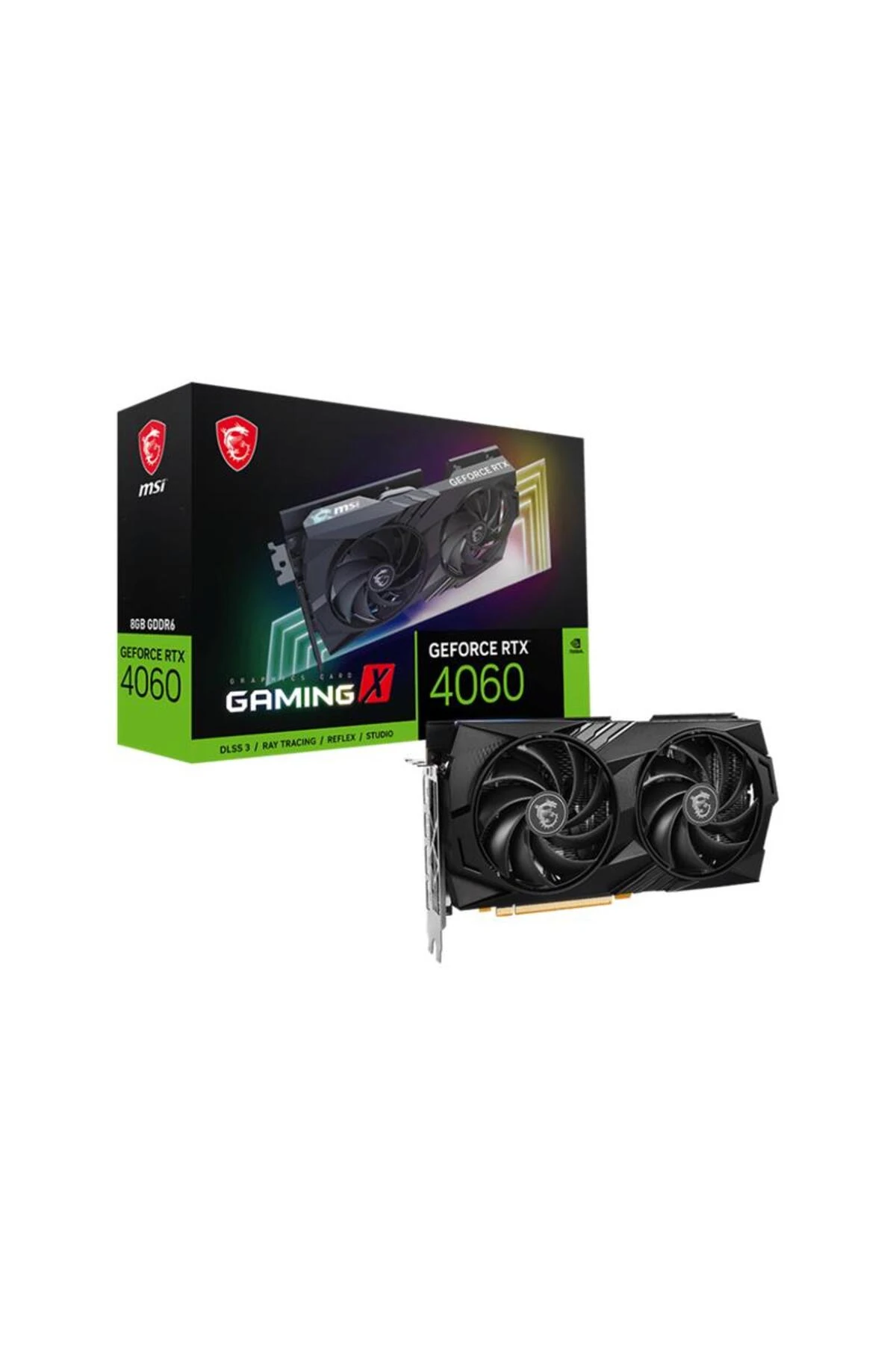 MSI GEFORCE RTX4060 GAMING X 8G 8GB GDDR6 128BIT 1XHDMI 3XDP EKRAN KARTI