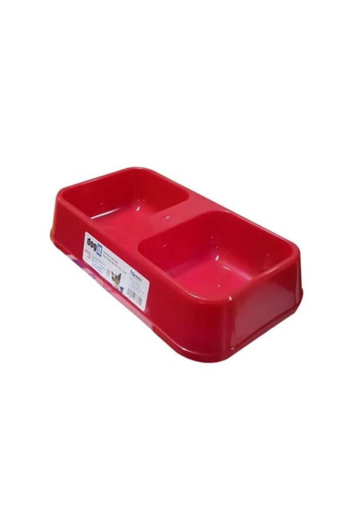 Hagen Dogit Plastik İkili Köpek Mama Kabı Diner Small