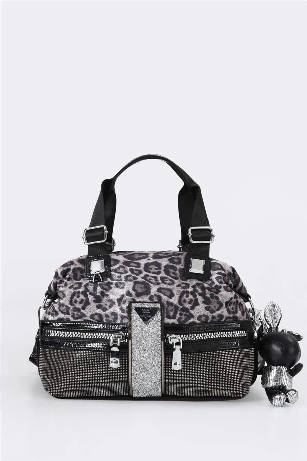 Olza Siyah Cilt Omuz Çantası