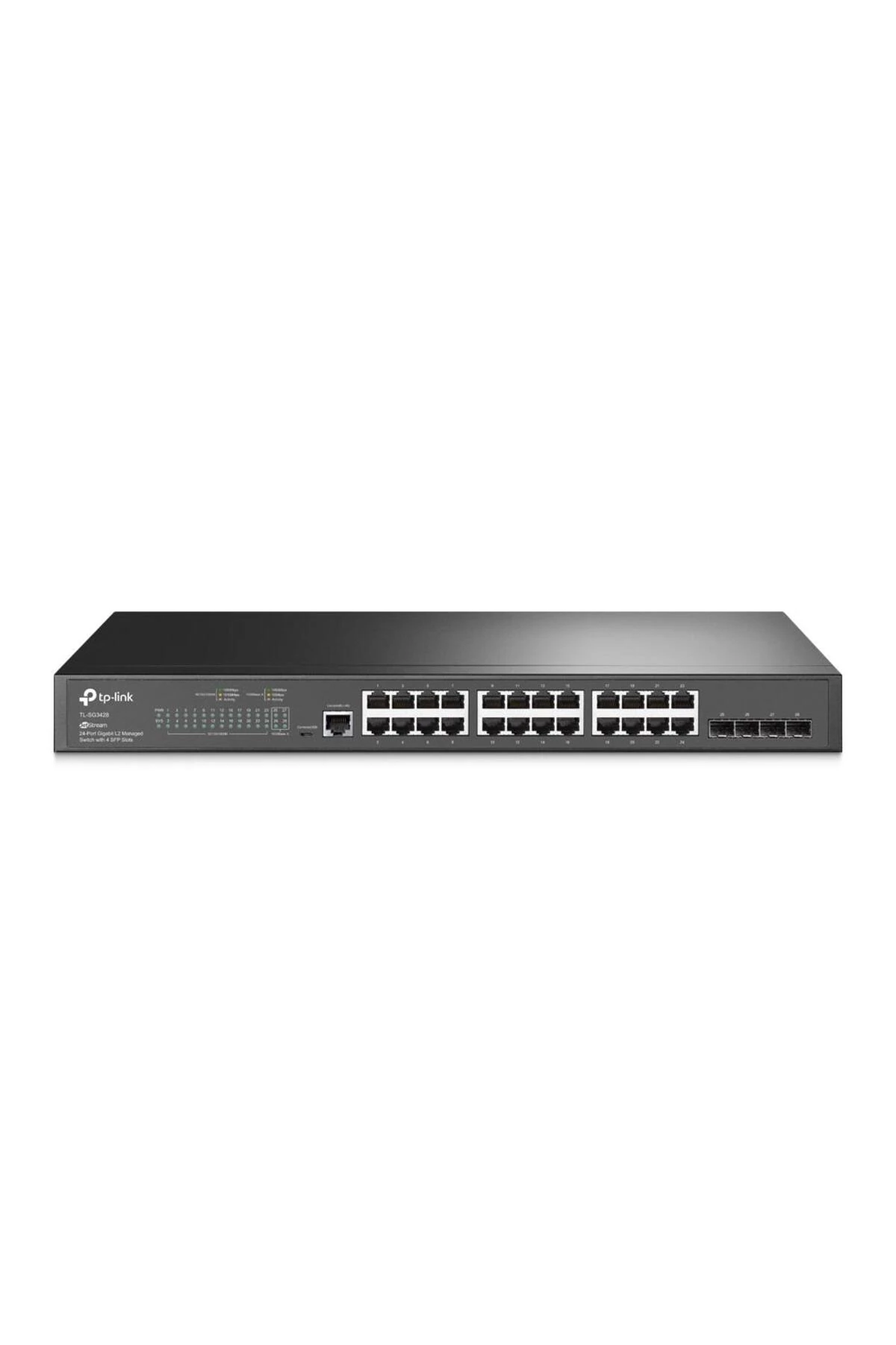 TP-LINK OMADA TL-SG3428 24 PORT GIGABIT+4XGIGABIT SFP UPLINK L2+ YÖNETİLEBİLİR RACKMOUNT SWITCH