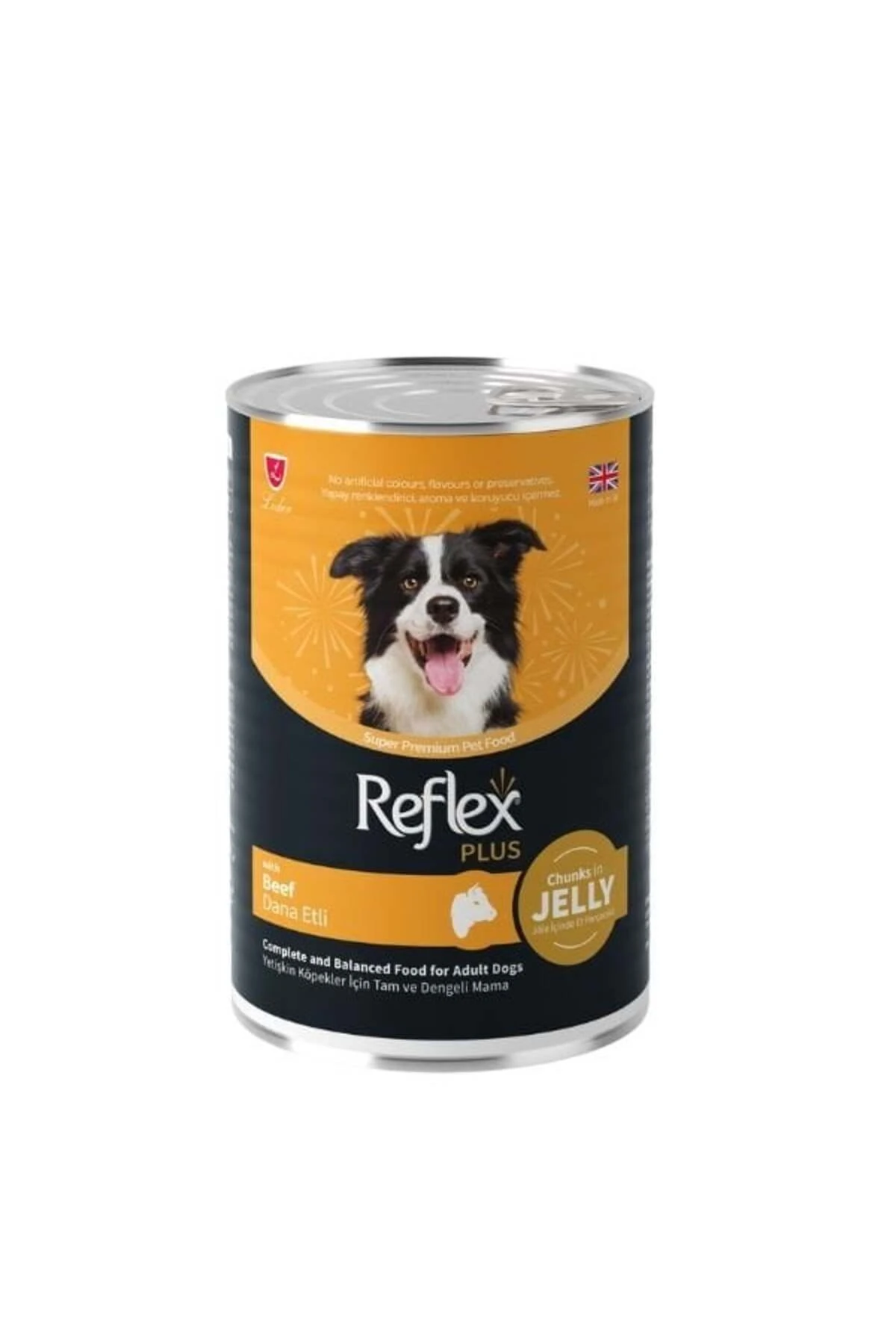 Reflex Plus Jöle İçinde Dana Etli Yetişkin Konserve Köpek Maması 400 Gr