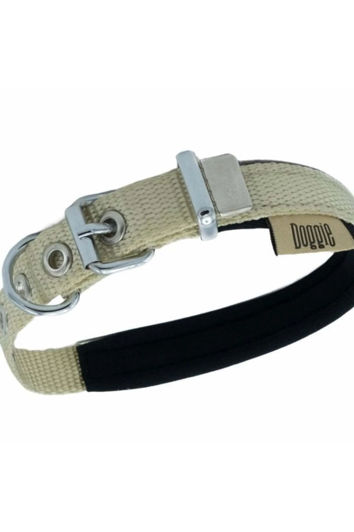 Doggie Comfort Dokuma Köpek Boyun Tasması Small Haki 1.5x20-25 Cm