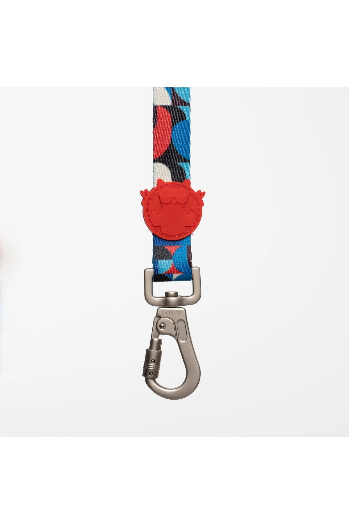 Lindo Dogs Red Line Köpek Gezdirme Kayışı Kırmızı/Mavi Small