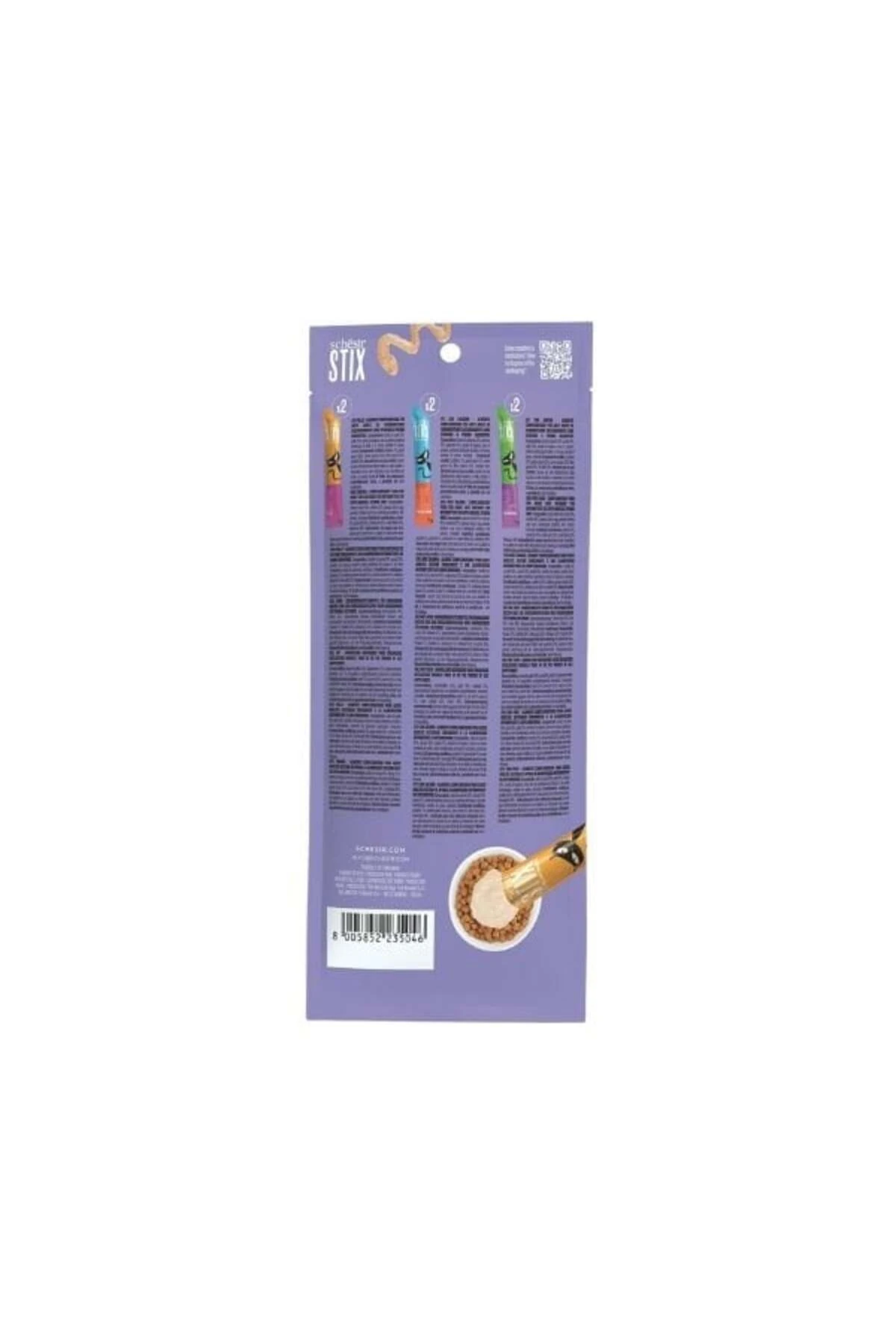 Schesir Cat Stick Karışık Lezzetli Sıvı Kedi Ödül Maması 6 Adet 15 Gr