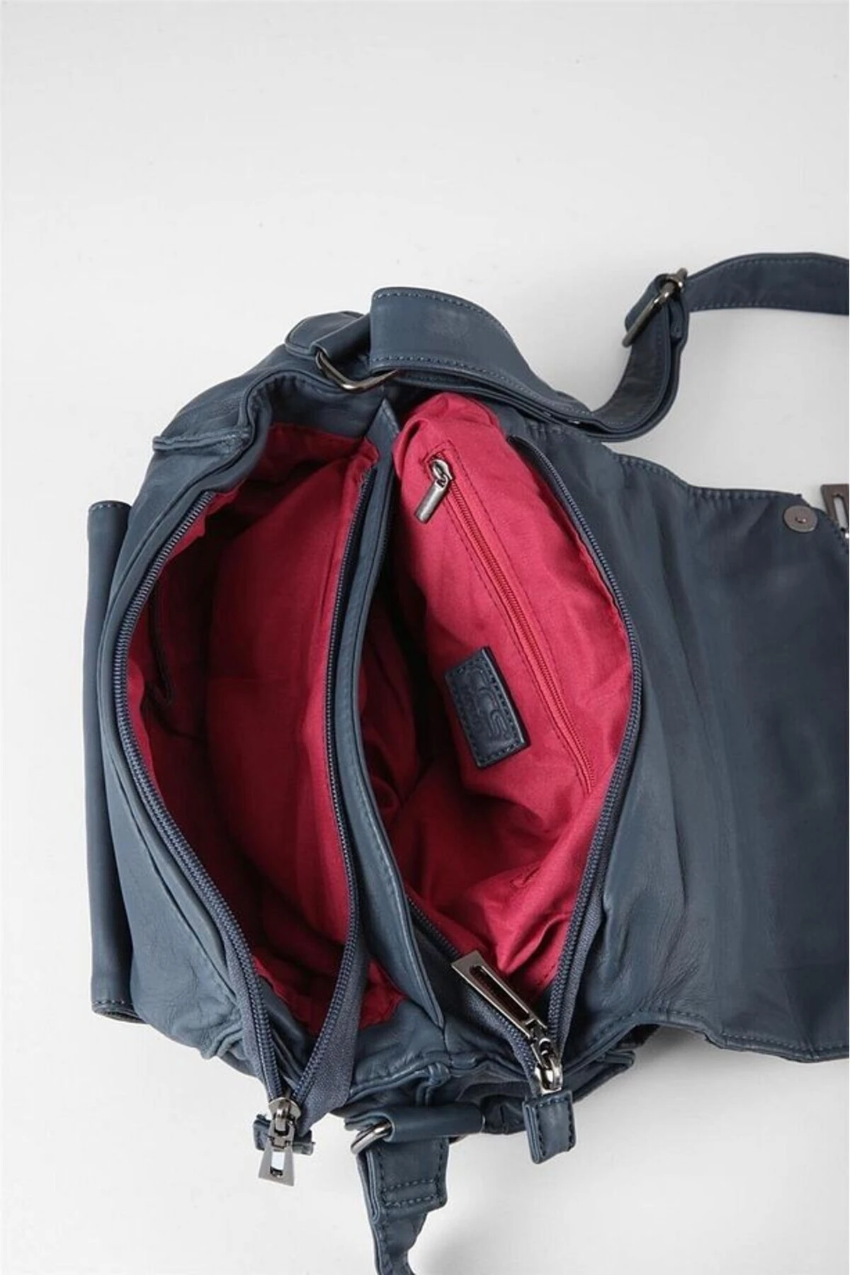 Witer Mavi Cilt Omuz Çantası