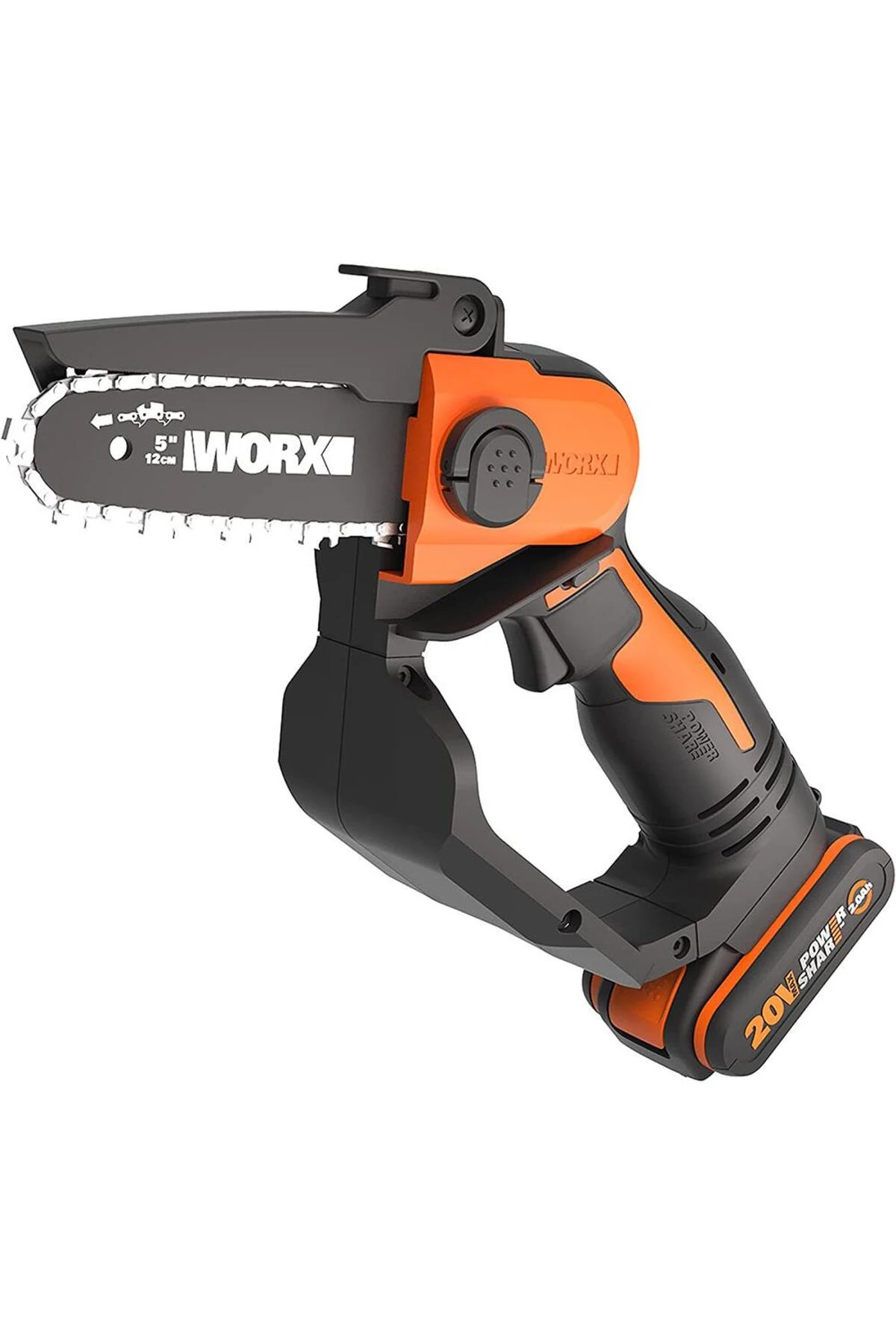 WG324E 20Volt 2.0Ah Li-ion 12CM Profesyonel Şarjlı Zincirli Testere