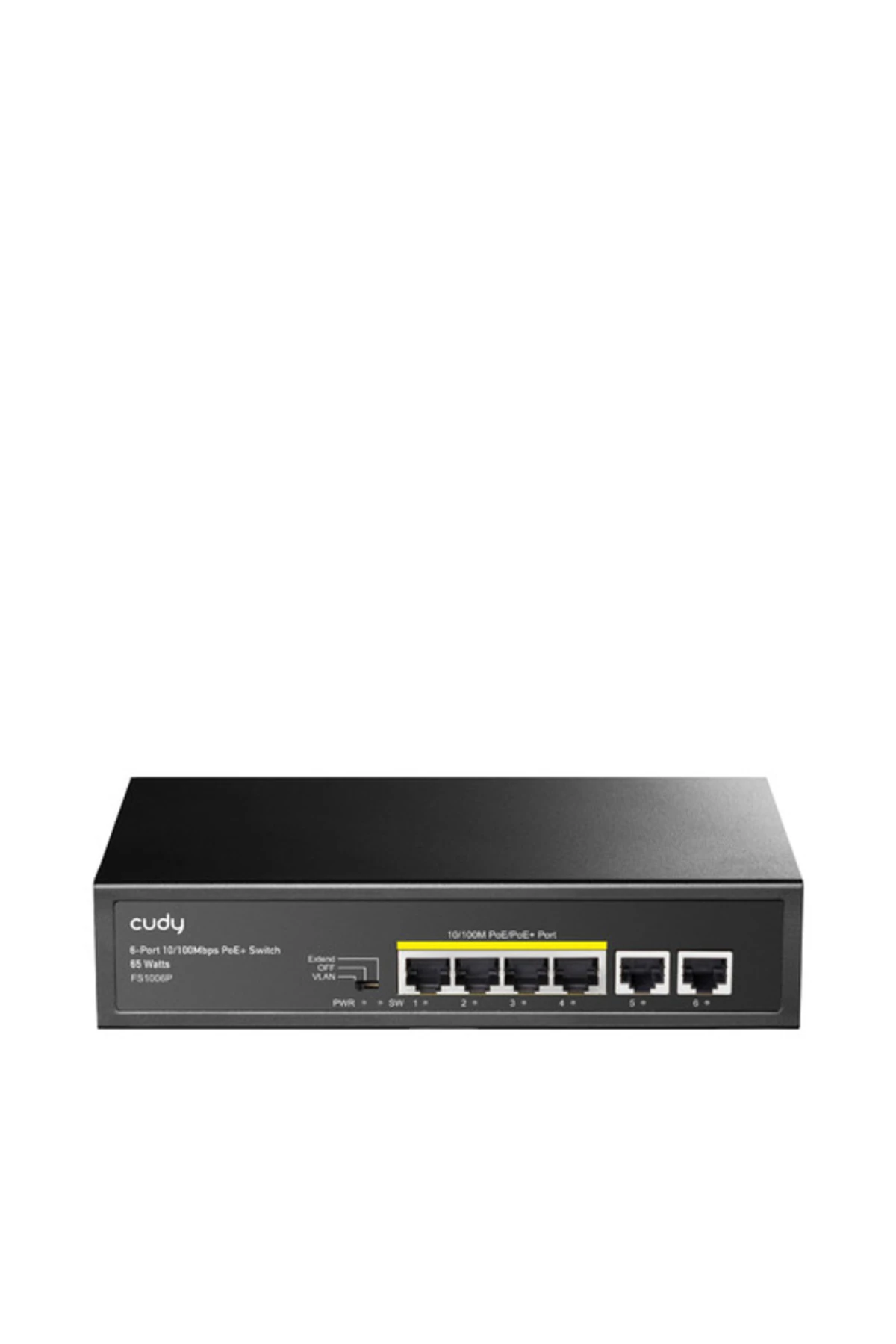 CUDY 6-Port 10/100M PoE+ Switch 60W