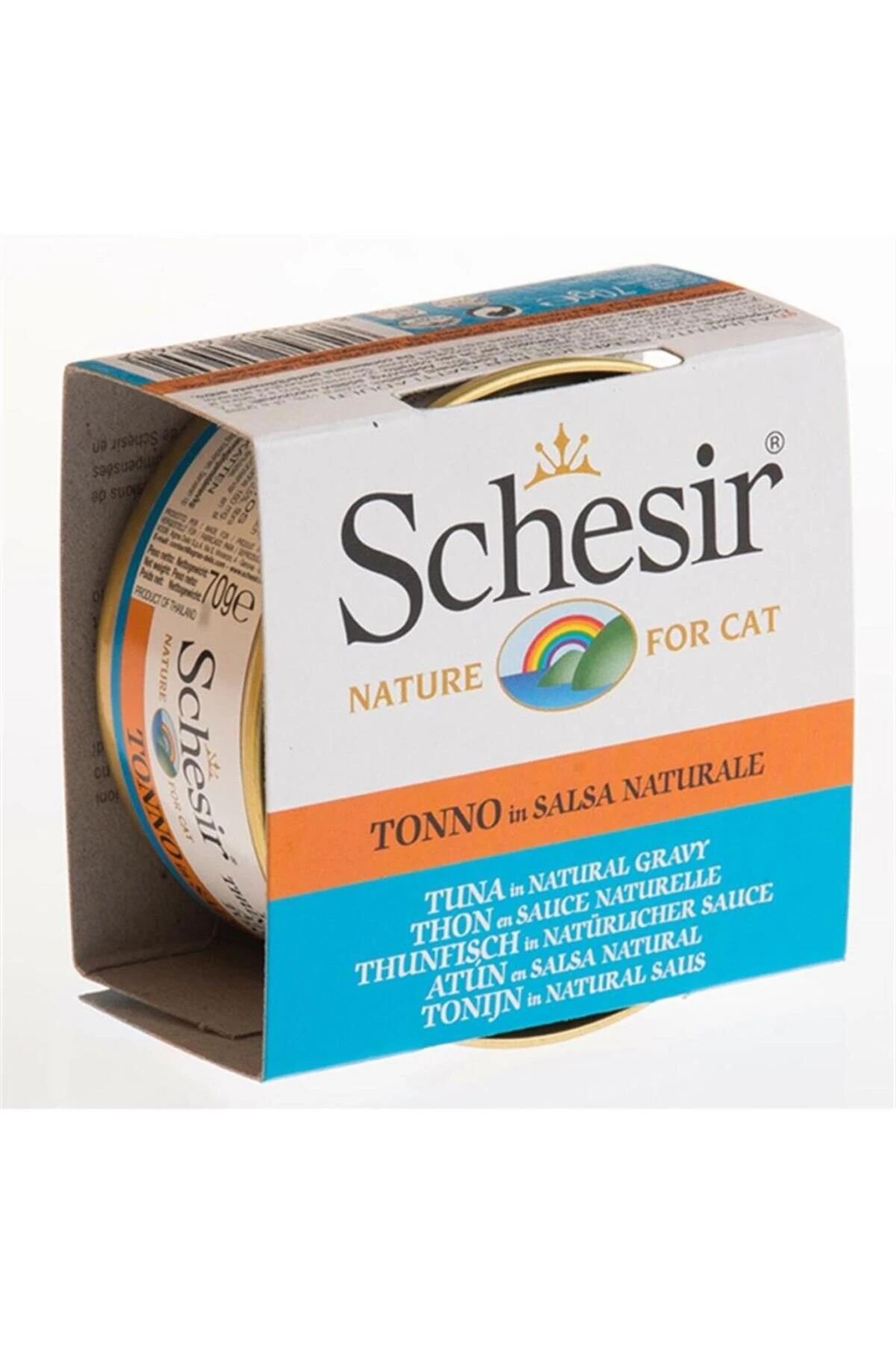 Broth Naturel Sauce Çipura ve Ton Balıklı Yetişkin Konserve Kedi Maması 70 Gr