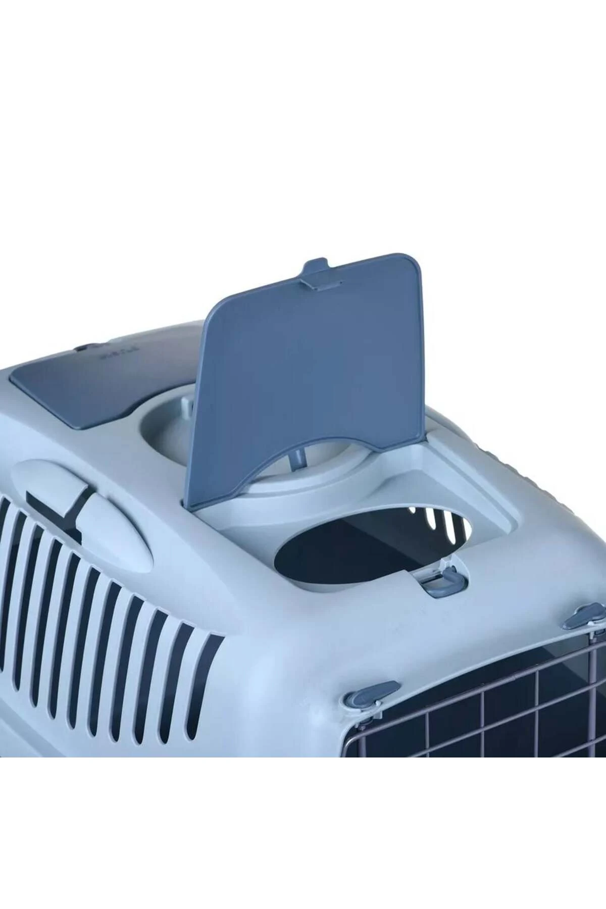 Stefanplast Gulliver 2 Metal Kapılı Kedi ve Küçük Irk Köpek Taşıma Çantası Mavi 55x36x35 Cm