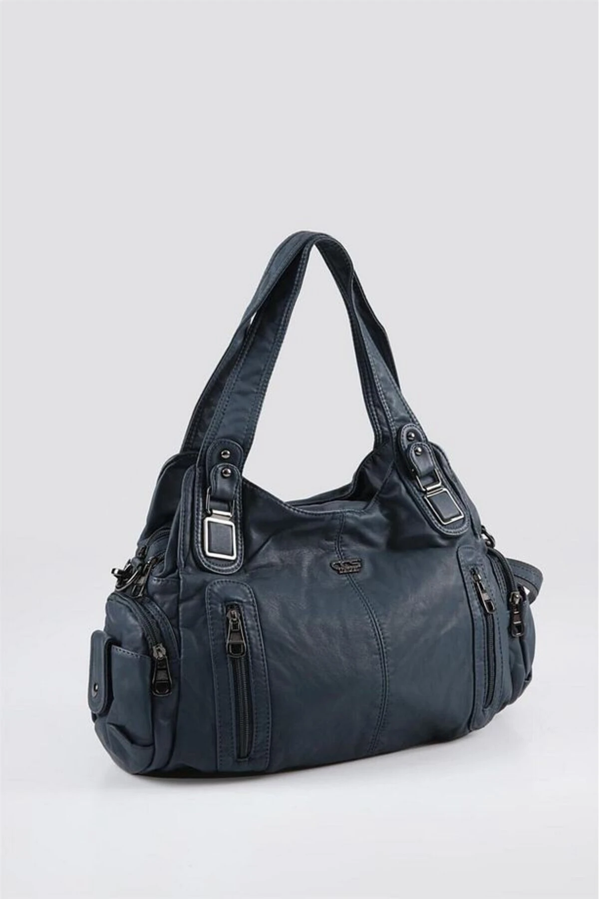 Tiwe Mavi Cilt Omuz Çantası