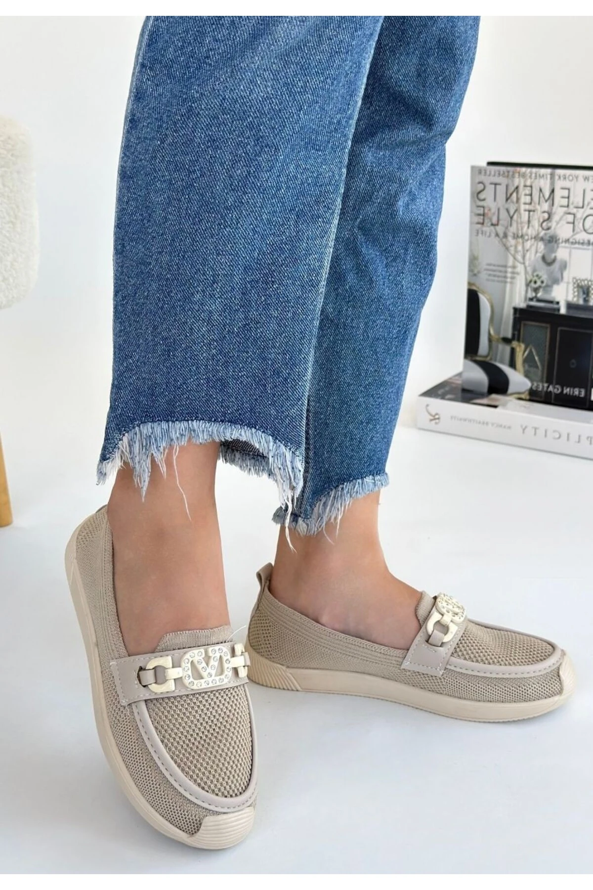 Wata Bej Triko Babet Ayakkabı - Lisinya