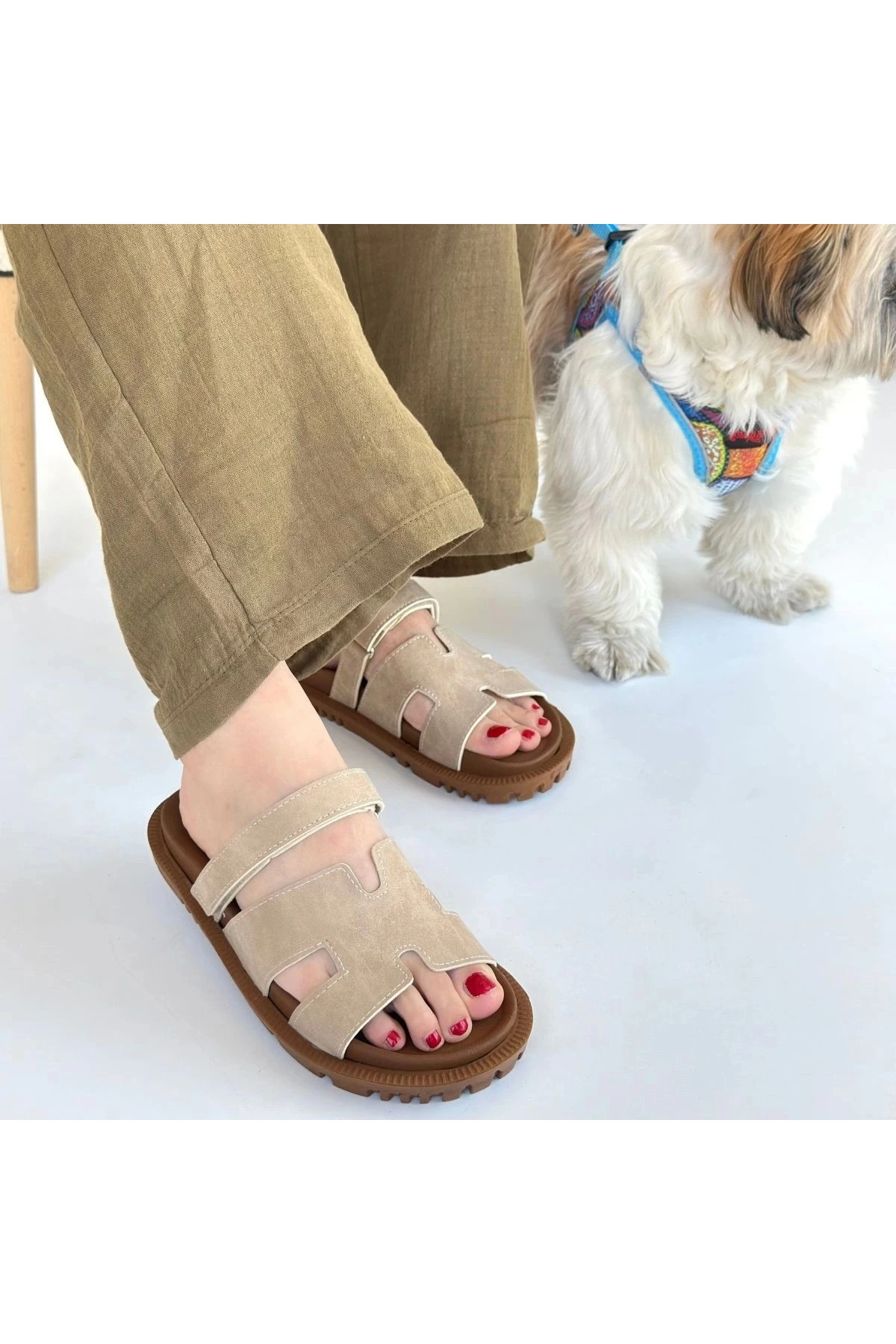 Kooni Bej Nubuk Terlik