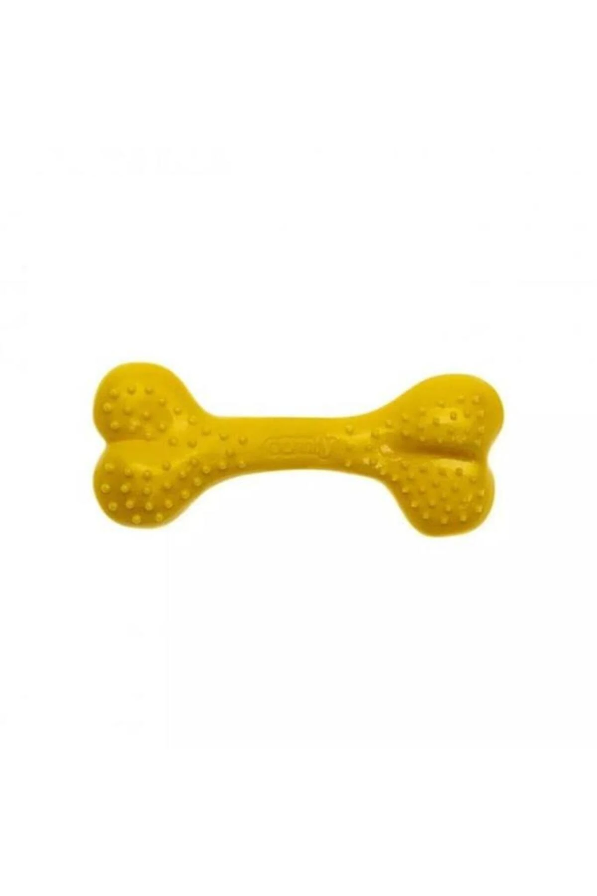 Comfy Toy Kemik Şeklinde Ananas Aromalı Köpek Oyuncağı Sarı 12.5 Cm