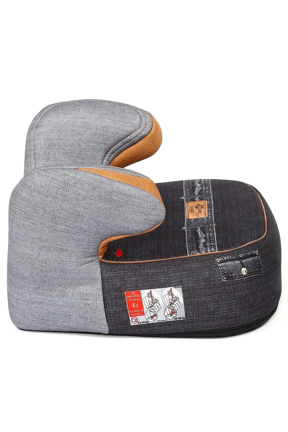ComfyMax Premium 15-36kg Yükseltici Oto koltuğu Grey Jean