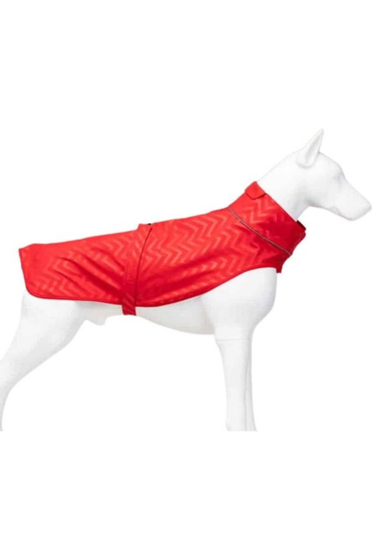 Lindo Dogs Softshell Red Stripe Köpek Yağmurluğu Kırmızı Beden 5