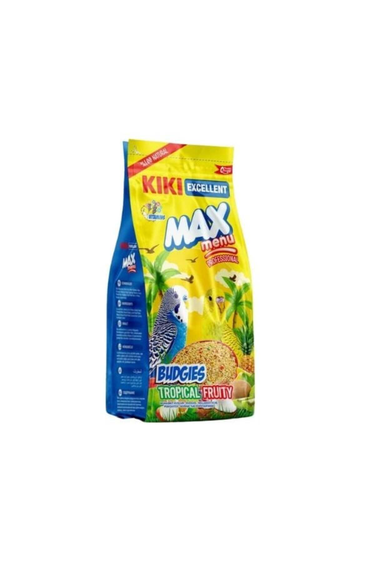 Kiki Excellent Max Menu Tropikal Meyveli Muhabbet Kuşu Yemi 1 Kg